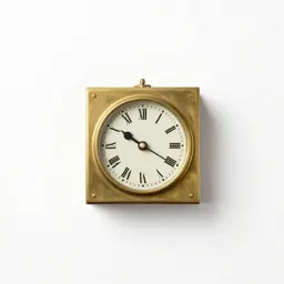 Brass carriage clock