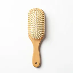 Boar bristle hairbrush