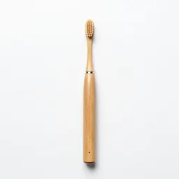 Electric toothbrush on a stand