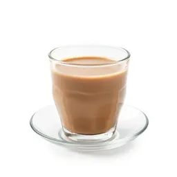 Masala chai in a glass