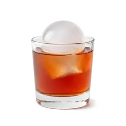 Negroni with an ice sphere
