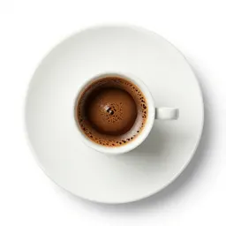 Pour-over coffee mid-bloom
