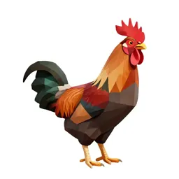 Rooster crowing