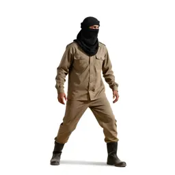 Desert nomad with a veiled face