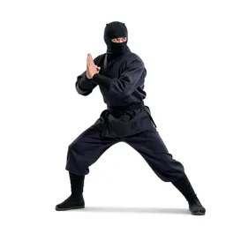 Ninja in dark cloth