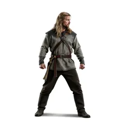 Norse seafarer with a rope