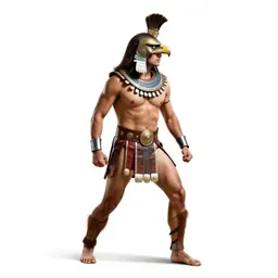 Aztec eagle warrior