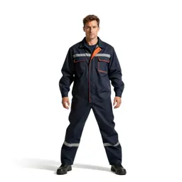 Lighthouse keeper in oilskins