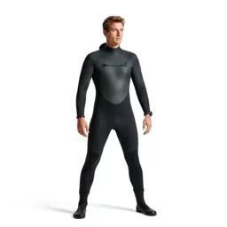 Marine biologist in a wetsuit