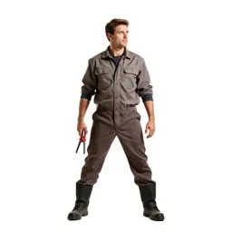 Vineyard worker with secateurs