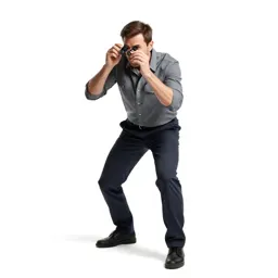Watchmaker with a loupe