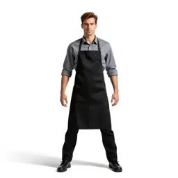 Starship cook in a galley apron