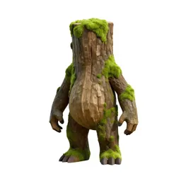 Forest spirit of moss and bark