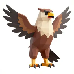Griffin perched