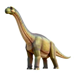 Brachiosaurus reaching upward