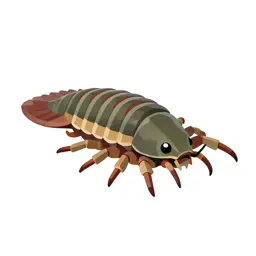 Trilobite on the seafloor
