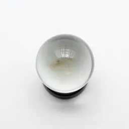 Crystal ball on a stand