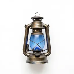 Lantern of blue flame