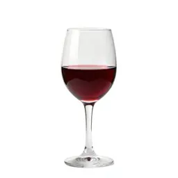 Glass of red wine