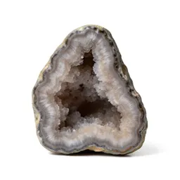 Geode with calcite