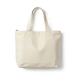 Cooler tote with a zip