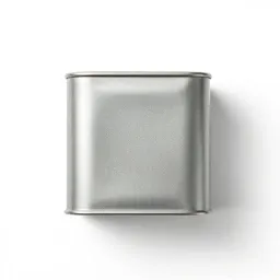 Cylindrical tea caddy tin