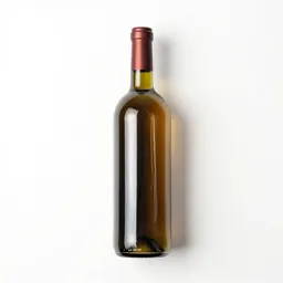 Wine bottle with a wax seal