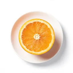 Blood orange halved
