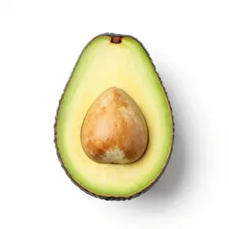Avocado halved with the stone