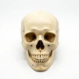 Human skull anatomical model