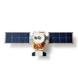 Satellite bus with solar wings