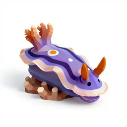 Nudibranch on coral