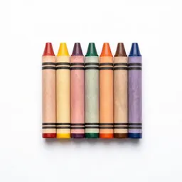Wax crayon set