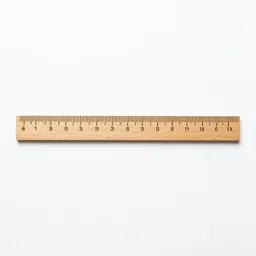 Wooden ruler