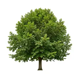 English oak in full leaf