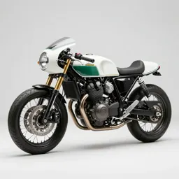 Cafe racer motorcycle
