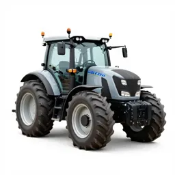 Tractor with a loader