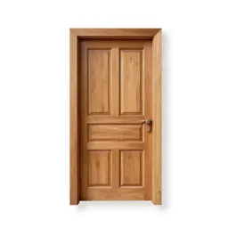 Carved wooden door