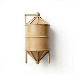 Grain silo model