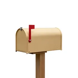 Mailbox on a post