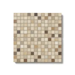 Mosaic floor tile section