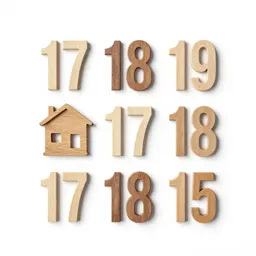 Set of house numbers