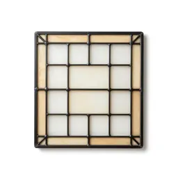 Stained glass panel
