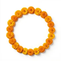 Garland of marigolds