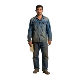 River merchant with a ledger