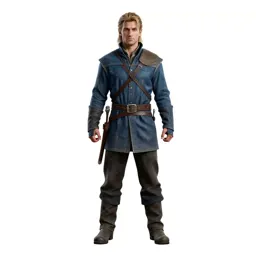 Elven archer in layered silks