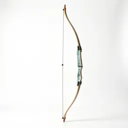 Longbow with a quiver