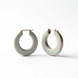 Pair of hoop earrings