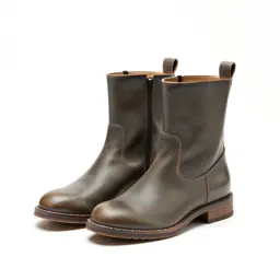 Pair of leather boots