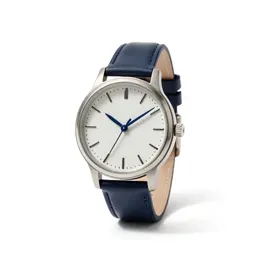 Wristwatch with a leather strap